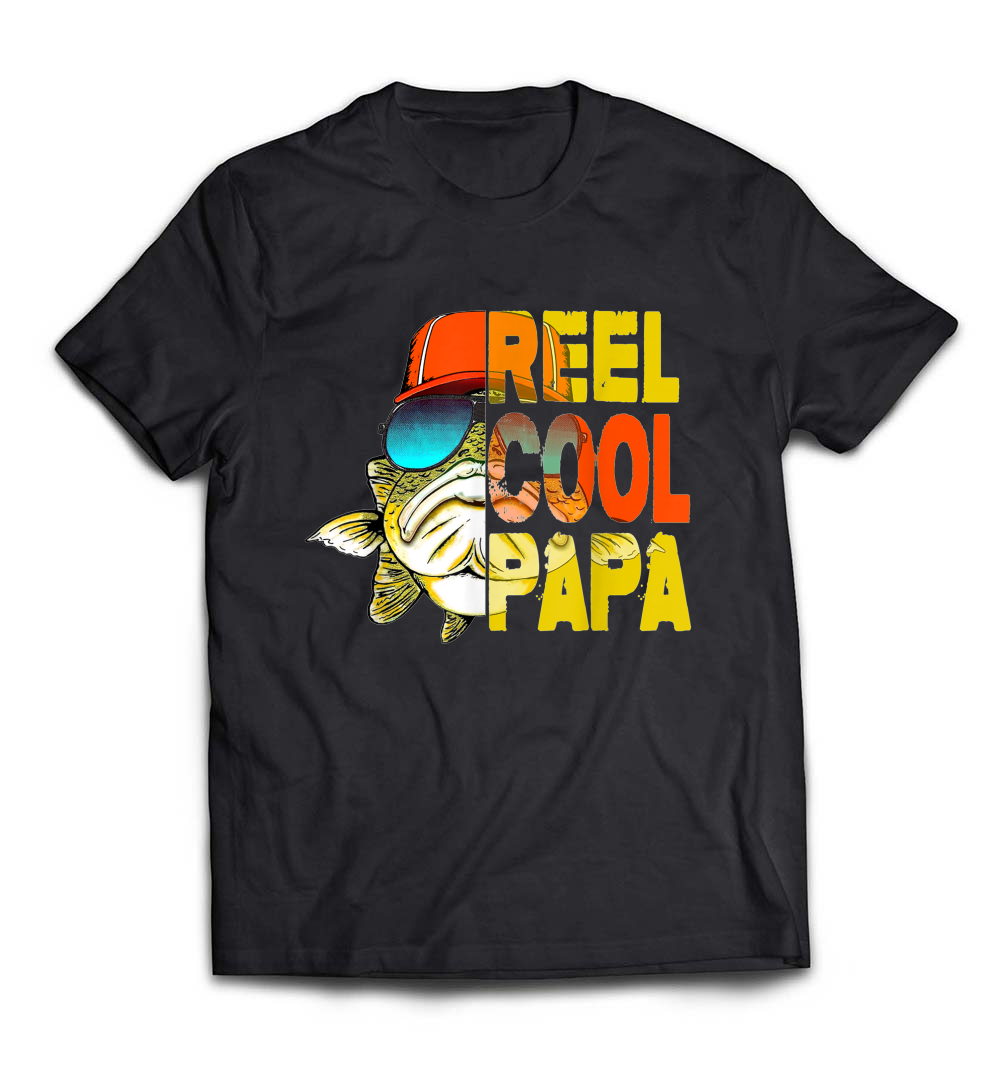 Reel Cool Papa T-Shirt – The Perfect Father’s Day Gift for Fishing Dads